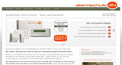 Desktop Screenshot of alarmschutz24.de